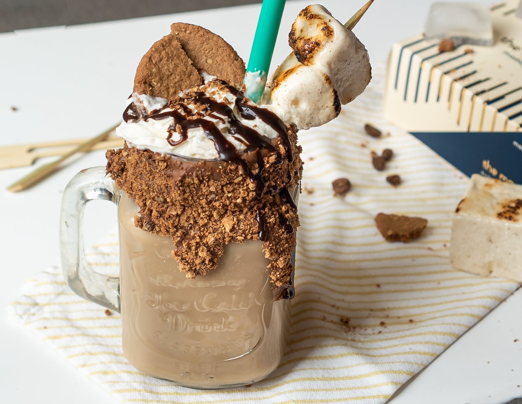 S’Mores Iced Coffee Recipe