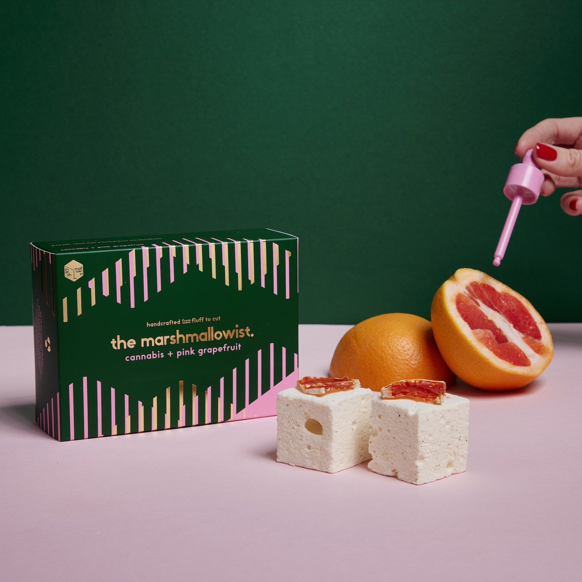 Cannabis + Pink Grapefruit Gourmet Marshmallows